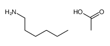acetic acid,hexan-1-amine结构式