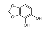 1,3-benzodioxole-4,5-diol Structure