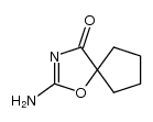 2'-Amino-cyclopentanspiro-5'-oxazolin-4'-on Structure