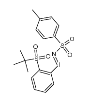 2-(tert-butylsulfonyl)(p-toluenesulfonyliminoiodo)benzene Structure
