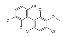 2,2',3,4,6,6'-hexachloro-3-methoxy-1,1'-biphenyl Structure