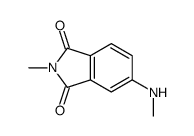 2-methyl-5-(methylamino)isoindole-1,3-dione结构式