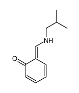 6-[(2-methylpropylamino)methylidene]cyclohexa-2,4-dien-1-one Structure