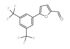 5-[3,5-BIS(TRIFLUOROMETHYL)PHENYL]-2-FURALDEHYDE Structure