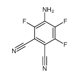 4-amino-3,5,6-trifluorobenzene-1,2-dicarbonitrile Structure