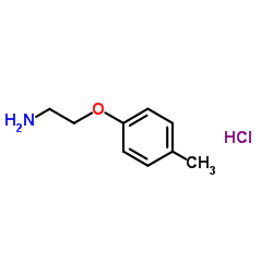 2-(4-Methylphenoxy)ethanamine hydrochloride (1:1) Structure