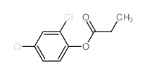 Phenol, 2,4-dichloro-,1-propanoate Structure