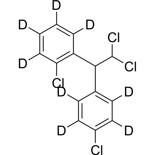 Mitotane-d8 Structure