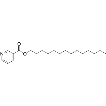 Myristyl nicotinate structure