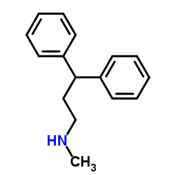 N-甲基-3,3-二苯基丙胺结构式