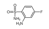 2-氨基-4-氟苯-1-磺酰胺结构式