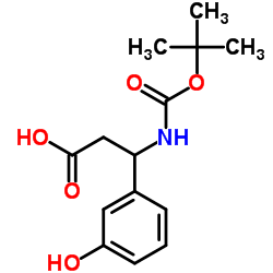 3-TERT-BUTOXYCARBONYLAMINO-3-(3-HYDROXY-PHENYL)-PROPIONIC ACID picture