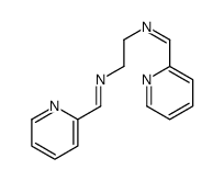 N,N'-bis(2-pyridylmethylene)ethylenediamine结构式