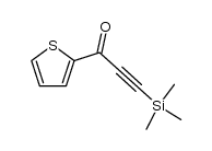 1-(thiophen-2-yl)-3-(trimethylsilyl)-prop-2-yn-1-one结构式