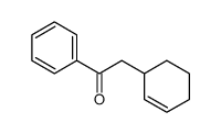 2-cyclohex-2-en-1-yl-1-phenylethanone结构式