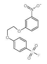 4-[2-(3-nitrophenoxy)ethoxy]benzenesulfonyl fluoride结构式