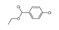 1-Chloro-4-(chloro-ethoxy-methyl)-benzene结构式