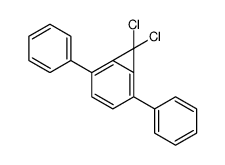 7,7-dichloro-2,5-diphenylbicyclo[4.1.0]hepta-1,3,5-triene Structure