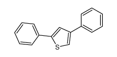 2,4-diphenylthiophene Structure