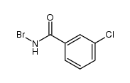 3-chloro-benzoic acid bromoamide结构式