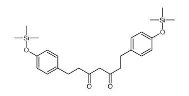 1,7-bis(4-trimethylsilyloxyphenyl)heptane-3,5-dione Structure