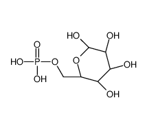 6-O-Phosphono-D-glucopyranose Structure