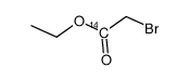 ethyl bromoacetate, [1-14c]结构式