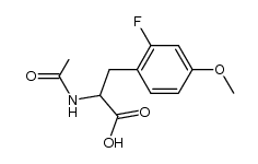 N-acetyl-2-fluoro-O-methyl-tyrosine Structure