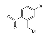4-bromo-2-(bromomethyl)-1-nitrobenzene Structure