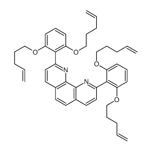 2,9-bis[2,6-bis(pent-4-enoxy)phenyl]-1,10-phenanthroline Structure
