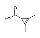 2,3-dimethylcycloprop-2-ene-1-carboxylic acid Structure
