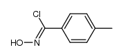 N-hydroxy-4-methyl-benzenecarboximidoyl chloride结构式