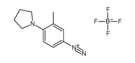 3-methyl-4-pyrrolidin-1-ylbenzenediazonium,tetrafluoroborate Structure