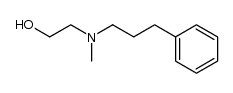 2-(methyl(3-phenylpropyl)amino)ethanol结构式