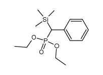 O,O-diethyl α-trimethylsilylbenzylphosphonate Structure