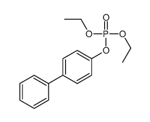 diethyl (4-phenylphenyl) phosphate Structure
