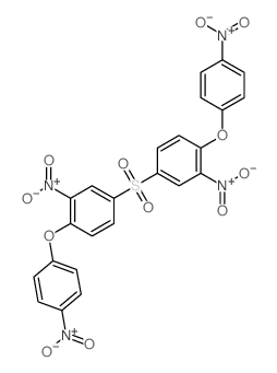 Benzene,1,1'-sulfonylbis[3-nitro-4-(4-nitrophenoxy)-结构式