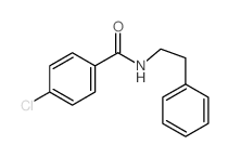 Benzamide,4-chloro-N-(2-phenylethyl)-结构式
