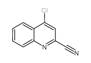 4-氯-2-氰基喹啉结构式