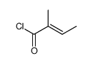 α,β-dimethyl acryloyl chloride Structure