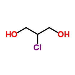 2-氯-1,3-丙二醇结构式