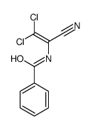 N-(2,2-dichloro-1-cyanoethenyl)benzamide Structure