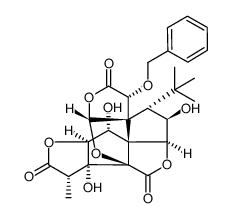 10-benzyloxy-ginkgolide C结构式