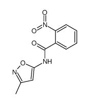 N-(3-methyl-isoxazol-5-yl)-2-nitro-benzamide Structure