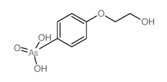 Arsonic acid,[4-(2-hydroxyethoxy)phenyl]- (9CI)结构式