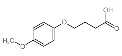 4-(4-methoxyphenoxy)butanoic acid Structure