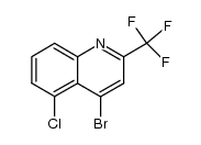 4-bromo-5-chloro-2-trifluoromethylquinoline Structure