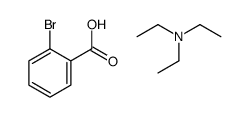 2-bromobenzoic acid,N,N-diethylethanamine Structure