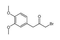 1-Brom-3-(3,4-dimethoxyphenyl)-2-propanon Structure