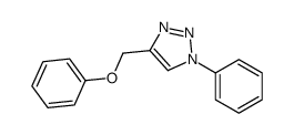 4-(phenoxymethyl)-1-phenyltriazole结构式